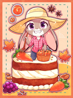 Rating: s
ID: 5763997
Date: 2025-08-08 01:23:51 -0400
Status: active
Score: 14
2025 anthro basket biped black_markings bottomwear cake carrot carrot_cake chibi clothed clothing collared_shirt container countershade_face countershade_torso countershading dessert dipstick_ears disney dress_shirt ear_markings european_rabbit eyebrows female food front_view fruit grape grey_body hat headgear headwear holding_basket holding_container holding_fork holding_object judy_hopps lagomorph leaf leporid long_ears mammal markings multicolored_body multicolored_ears non-furgonomic non-furgonomic_headwear oryctolagus pants pink_nose plant purple_eyes rabbit shirt smile solo sun_hat sunnynoga teeth topwear two_tone_body vegetable white_body white_countershading zootopia post #5763997