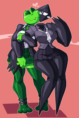 Rating: s
ID: 5703615
Date: 2025-07-12 10:42:55 -0400
Status: active
Score: 8
2:3 3_fingers 3_toes 4_fingers amphibian anthro belt_collar big_breasts black_body black_bottomwear black_clothing black_eyes black_jacket black_skin black_skirt black_topwear blush blush_lines blush_stickers bottomwear breasts clothing collar darkened_eyelids duo eyelashes eyes_closed face_squish featureless_legs feet female female/female female_anthro female_humanoid fingers floating_head frog frogdor glistening glistening_clothing glistening_eyelids glistening_legs glistening_legwear glistening_thigh_highs glistening_thighs green_blush green_body green_bottomwear green_clothing green_collar green_eyelids green_legwear green_neckwear green_skin green_skirt green_thigh_highs grey_clothing grey_topwear grey_uniform hand_holding humanoid jacket leg_belt legwear looking_at_another mouthless necktie outline pattern_bottomwear pattern_clothing pattern_skirt plaid plaid_bottomwear plaid_clothing plaid_skirt prisma_(fr0gv0re) school_uniform shaded shape_head skirt smile squish standing thick_thighs thigh_highs toes topwear uniform ura-spectre white_necktie white_sclera white_uniform wide_hipped_humanoid post #5703615