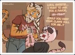 Rating: s
ID: 4815513
Date: 2024-05-29 18:35:12 -0400
Status: active
Score: 47
5_fingers anthro band-aid bandage biped braided_hair breasts busty_boy_(lore) claws clothed clothing countershade_fur countershade_tail countershading dewebu dialogue dipstick_tail duo english_text eyebrows felid female fingers fur hair hi_res hyper inner_ear_fluff luka_belyakov male mammal markings mother_(lore) mother_and_child_(lore) mother_and_son_(lore) natasha_belyakov pantherine parent_(lore) parent_and_child_(lore) parent_and_son_(lore) shirt small_but_busty son_(lore) striped_body striped_fur stripes tail tail_markings text tiger topwear tuft young young_anthro post #4815513