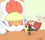 Rating: s
ID: 3259111
Date: 2022-04-04 01:04:30 -0400
Status: active
Score: 123
absurd_res anthro braixen cinderace clothing colored digital_media_(artwork) duo engineer_(team_fortress_2) fur fuwa generation_6_pokemon generation_8_pokemon hi_res male meme mr_fuwa nintendo object_in_tail plantigrade pokemon pokemon_(species) raboot red_body red_eyes red_fur scorbunny simple_background tail_storage team_fortress_2 tiny_desk_engineer tools valve white_body white_fur wrench yellow_body yellow_fur post #3259111