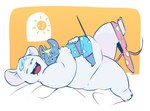 Rating: s
ID: 5660649
Date: 2025-06-22 15:25:18 -0400
Status: active
Score: 2
2025 a1xkmn anthro b2xa1 bed belly big_belly bodily_fluids clothing drooling duo eyes_closed furniture grey_body hug kemono lying mammal mouse murid murine open_mouth overweight rat rodent saliva size_difference sleeping underwear white_body post #5660649