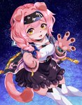 Rating: s
ID: 4226340
Date: 2023-08-11 04:22:55 -0400
Status: active
Score: 42
accessory alternate_species anthro arknights bottomwear braided_hair breasts clothed clothing collar domestic_cat felid feline felis female fur furrification garter_straps goldenglow_(arknights) hair happy headband hypergryph jacket kemono legwear mammal paws pink_body pink_fur pink_hair pouches ruri_tsubame scottish_fold shirt skirt sky solo star starry_sky stockings studio_montagne topwear whiskers yellow_eyes post #4226340