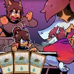 Rating: s
ID: 5577922
Date: 2025-05-17 00:14:45 -0400
Status: active
Score: 1
ambiguous_gender anthro breath brown_hair card chair clothing cross-popping_vein duo ear_piercing ear_ring eric_peterson eye_glint female furniture hair hasbro hi_res hollybny hoodie island magic:_the_gathering piercing playing_card playing_game red_clothing red_hoodie red_topwear ring_piercing shaking_fist sharp_teeth simple_background sitting species_request table teeth topwear vein water wizards_of_the_coast yellow_sclera post #5577922