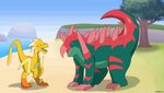 Rating: s
ID: 2710137
Date: 2021-04-23 17:02:16 -0400
Status: active
Score: 148
???zolt alsoflick animated dancing dinosaur draco??? dracozolt duo feral fossil_pokemon frame_by_frame generation_8_pokemon hi_res multicolored_body nintendo plant pokemon pokemon_(species) prehistoric_species reptile sand scalie shoreline short_playtime tree post #2710137