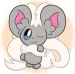 Rating: s
ID: 4241202
Date: 2023-08-18 20:10:04 -0400
Status: active
Score: 9
ambiguous_gender big_ears big_tail black_sclera blue_eyes cinccino feral fluffy fluffy_tail generation_5_pokemon looking_at_viewer misael4ever nintendo one_eye_closed pink_inner_ear pokemon pokemon_(species) pseudo_clothing pseudo_hair pseudo_scarf smile solo tail tail_scarf wink post #4241202