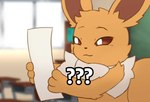 Rating: s
ID: 5579916
Date: 2025-05-17 21:18:46 -0400
Status: active
Score: 42
3_fingers :3 ambiguous_gender blurred_background brown_body brown_eyes brown_fur classroom eevee fingers fur generation_1_pokemon holding_object holding_paper inside meme neck_tuft nintendo paper pokemon pokemon_(species) question_mark reaction_image school solo sylvpak tuft post #5579916