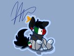Rating: s
ID: 2772826
Date: 2021-06-06 03:41:43 -0400
Status: active
Score: 79
4:3 :3 black_body black_fur black_hair blue_background blue_body blue_fur blue_outline clothing colored deltatheprotogen digital_media_(artwork) feet fur grey_body grey_fur hair hat headgear headwear hi_res machine male mexican_flag outline protogen screen screen_face shaded signature simple_background sitting smile solo sombrero tail toeless_(marking) post #2772826