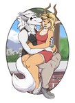 Rating: s
ID: 3177573
Date: 2022-02-14 22:44:00 -0500
Status: active
Score: 62
2022 5_fingers absurd_res affectionate ambar_grimaldi antelope anthro arctic_wolf black_nose blonde_hair bottomwear bovid braided_hair breasts canid canine canis claws cleavage clothed clothing digit_ring digital_media_(artwork) dress duo face_lick female finger_claws finger_ring fingers footwear fur gazelle hair hi_res horn horn_jewelry horn_ring hug humanoid_hands husband_and_wife jewelry kanut_rossengard_(kanutwolfen) kanutwolfen licking licking_another licking_partner love male male/female mammal married_couple mature_male necklace on_lap one_eye_closed open_mouth open_smile pants ring ring_(jewelry) romantic romantic_couple shirt shoes signature sitting sitting_on_lap smile tan_body tan_fur tank_top teeth tongue tongue_out topwear wedding_ring white_body white_fur white_hair wolf post #3177573