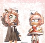 Rating: s
ID: 5550195
Date: 2025-05-05 05:38:45 -0400
Status: pending
Score: 0
2022 amy_rose anya_forger boots bow_tie chart child clothing crossover dress duo eulipotyphlan eyelashes female footwear fur green_eyes hair hedgehog height_chart human looking_at_another mammal open_mouth open_smile pink_body pink_fur pink_hair sega shoes short_hair skyavii_sonic smile sonic_the_hedgehog_(series) spy_x_family standing teeth young post #5550195