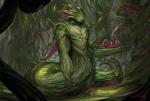 Rating: s
ID: 1788410
Date: 2019-02-09 22:23:52 -0500
Status: active
Score: 19
2019 ambiguous_gender anthro cilia detailed_background digital_media_(artwork) digital_painting_(artwork) elemental_creature eyeless featureless_chest flora_fauna forest full-length_portrait green_body green_theme jungle leaf_(anatomy) nude painting_(artwork) plant portrait restricted_palette signature solo standing tentacle_cilia tentacles themefinland tree unusual_anatomy unusual_face unusual_hands post #1788410