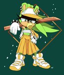 Rating: s
ID: 3473334
Date: 2022-07-28 20:05:06 -0400
Status: active
Score: 74
2022 5_fingers absurd_res adam_bryce_thomas afrosoricid anthro black_nose blowing_bubble_gum bottomwear bracelet bubble bubble_gum candy chest_wraps clothed clothed_anthro clothed_female clothing dessert digital_media_(artwork) ear_piercing ear_ring female female_anthro fingers food footwear front_view full-length_portrait gloves green_background green_body green_ears green_eyes green_hair green_skin gum hair hand_on_hip hand_on_own_hip handwear hat headgear headwear hi_res holding_melee_weapon holding_object holding_sword holding_weapon idw_publishing inflating jewelry long_hair looking_at_viewer mammal melee_weapon midriff multicolored_clothing multicolored_footwear multicolored_shoes piercing portrait practice_sword ring_piercing sega shoes signature simple_background skirt solo sonic_the_hedgehog_(comics) sonic_the_hedgehog_(idw) sonic_the_hedgehog_(series) spiked_bracelet spikes standing sukeban surge_the_tenrec sword tan_body tan_inner_ear tan_skin tenrec two_tone_clothing two_tone_footwear two_tone_hat two_tone_shoes weapon white_clothing white_footwear white_gloves white_handwear white_hat white_headwear white_shoes wooden_sword wraps yellow_bottomwear yellow_clothing yellow_footwear yellow_hat yellow_headwear yellow_shoes yellow_skirt post #3473334