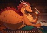 Rating: s
ID: 5585167
Date: 2025-05-20 00:06:47 -0400
Status: pending
Score: 6
2_horns 4_fingers absurd_res blue_eyes book bookshelf carpet claws colored digital_drawing_(artwork) digital_media_(artwork) dragon english_description european_mythology eyelashes female female_feral feral fingers floor furniture green_pillow hair hazepages hi_res holding_amulet holding_object holding_pen holding_pendant horn inside jewelry library light lighting lying lying_on_pillow membrane_(anatomy) membranous_wings mouth_closed multicolored_body multicolored_scales mythological_creature mythological_scalie mythology on_side orange_body orange_scales orange_wings paper pen pendant pillow quadruped red_hair scales scalie scroll shaded slightly_chubby slightly_chubby_female slightly_chubby_feral solo table tile tile_floor tumidus western_dragon white_claws white_horn wing_claws winged_dragon wings yellow_body yellow_scales yellow_sclera post #5585167