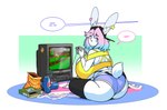 Rating: s
ID: 5646912
Date: 2025-06-16 18:03:27 -0400
Status: active
Score: 13
2022 :< anthro backwards_baseball_cap backwards_hat baseball_cap beverage_can big_breasts big_butt black_baseball_cap black_clothing black_legwear black_thigh_highs blue_eyes blue_hair bob-omb_battlefield boosterpang bottomwear box breasts busty_boy_(lore) butt candy chip_bag closed_frown clothed clothed_female clothing container controller crt dessert dialogue digital_drawing_(artwork) digital_media_(artwork) english_description english_text eye_through_hair eyebrow_through_hair eyebrows eyelashes eyelashes_through_hair female food frown fruit_by_the_foot fur furgonomic_baseball_cap furgonomic_hat furgonomic_headwear furgonomics game_controller gaming hair hat headgear headwear holding_controller holding_game_controller holding_object hotpants huge_breasts inner_ear_fluff koopa koopa_the_quick koopa_troopa lagomorph legwear leporid long_ears looking_back male_(lore) mallkin mammal mario mario_bros mouth_closed multicolored_eyes multicolored_hair nintendo nintendo_64_controller offscreen_character pb_(theycallhimcake) pepsi pink_eyes pink_hair playing_video_game purple_bottomwear purple_clothing purple_hotpants purple_shorts rabbit rear_view rug scalie scut_tail short_tail shorts sitting solo speech_bubble sticker super_mario_64 tail text thigh_highs topwear translucent translucent_hair tuft two_tone_eyes two_tone_hair white_body white_fur yellow_clothing yellow_topwear post #5646912