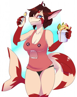 :o anthro blue_eyes breasts brown_hair claws cleavage clothed clothing countershading cup female feve fish food fruit grin hair happy marine non-mammal_breasts portrait shark short_hair simple_background smile solo spoon white_background
Rating: Safe
Score: 18
User: Cewl_Joke
Date: August 20, 2017 :o anthro blue_eyes breasts brown_hair claws cleavage clothed clothing countershading cup female feve fish food fruit grin hair happy marine non-mammal_breasts portrait shark short_hair simple_background smile solo spoon white_background
Rating: Safe
Score: 18
User: Cewl_Joke
Date: August 20, 2017