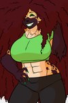 Rating: s
ID: 4917573
Date: 2024-07-13 21:05:36 -0400
Status: active
Score: 8
2024 5_fingers abs adeola_oshodi afro anthro athletic athletic_anthro athletic_female big_breasts black_nose breasts brown_hair claws clothed clothed_anthro clothed_female clothing colored_nails eyes_closed eyeshadow female fingers fur gloves_(marking) green_eyeshadow green_lipstick grin hair hand_on_hip hi_res huge_breasts huge_hair humanoid_hands hyena kingjaguar lipstick makeup mammal markings nails navel red_hair smile solo spots spotted_body spotted_fur spotted_hyena tan_body tan_fur teeth post #4917573