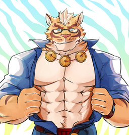 2018 abs anthro bozi clothed clothing eyewear feline fur glasses hi_res lin_hu male mammal muscular muscular_male nekojishi open_shirt pecs simple_background tiger
Rating: Safe
Score: 1
User: Kario-xi
Date: April 23, 2018 2018 abs anthro bozi clothed clothing eyewear feline fur glasses hi_res lin_hu male mammal muscular muscular_male nekojishi open_shirt pecs simple_background tiger
Rating: Safe
Score: 1
User: Kario-xi
Date: April 23, 2018