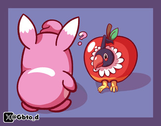 Rating: s
ID: 5684009
Date: 2025-07-03 12:46:26 -0400
Status: active
Score: 6
absurd_res ambiguous_gender anthro apple avian avian_feet bird black_body chatot chatot_(eotds) clothing duo feral food fruit generation_1_pokemon generation_4_pokemon goombato_dibujos guildmaster_wigglytuff hi_res nintendo pink_body plant pokemon pokemon_(species) pokemon_mystery_dungeon shiny_pokemon simple_background spike_chunsoft suit wigglytuff post #5684009