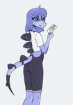 Rating: s
ID: 4994789
Date: 2024-08-18 18:36:08 -0400
Status: active
Score: 2
absurd_res anthro beta_design black_sclera blue_body blue_eyes blue_hair card clothed clothing dinosaur female goodbye_volcano_high hair hi_res looking_at_viewer looking_back major_arcana ornithischian overalls plankanon prehistoric_species prototype_stella_(gvh) rear_view reptile scalie simple_background solo stegosaurian stegosaurus tarot tarot_card the_lovers_(tarot) thyreophoran white_background post #4994789