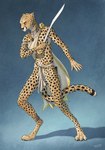 Rating: s
ID: 1300227
Date: 2017-08-11 11:14:26 -0400
Status: active
Score: 28
2016 anthro armband bottomwear cape cheetah claws clothed clothing conditional_dnp digitigrade feet felid feline fur hi_res hindpaw jewelry kopis loincloth male mammal markings melee_weapon necklace orange_eyes paws solo spots spotted_body spotted_fur sword ti'maar_(titusw) titusw topless tribal tribal_clothing weapon post #1300227