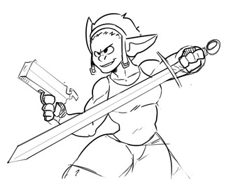 2017 black_and_white clothed clothing digital_media_(artwork) female goblin gun half-closed_eyes handgun humanoid melee_weapon monochrome muscular muscular_female not_furry ranged_weapon shirt simple_background solo sword trinket_(artist) trinket_(character) weapon white_background
Rating: Safe
Score: 2
User: SwiperTheFox
Date: August 17, 2017 2017 black_and_white clothed clothing digital_media_(artwork) female goblin gun half-closed_eyes handgun humanoid melee_weapon monochrome muscular muscular_female not_furry ranged_weapon shirt simple_background solo sword trinket_(artist) trinket_(character) weapon white_background
Rating: Safe
Score: 2
User: SwiperTheFox
Date: August 17, 2017