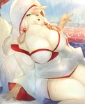 Rating: s
ID: 3996817
Date: 2023-04-16 23:21:20 -0400
Status: active
Score: 64
2021 5_fingers accessory anthro armwear asian_clothing big_breasts biped black_nose blush breasts canid canine claws clear_sky cleavage clothed clothing cloud colored curvy_figure cute_fangs day detached_sleeves detailed_background digital_media_(artwork) dress east_asian_clothing eyelashes fangs female finger_claws fingers flower fox fox_shadow_puppet front_view fully_clothed fur gesture glistening glistening_eyes green_eyes green_pupils grey_pawpads hair hair_accessory hi_res hood huge_breasts humanoid_hands japanese_clothing kemono kimono light looking_at_viewer mammal monotone_body monotone_fur monotone_hair monotone_tail nalu_ame021 neck_tuft obi open_mouth outside pawpads pigtails plant portrait pupils raining shaded shiromuku short_snout sitting sky solo sunlight tail teeth thick_thighs three-quarter_portrait three-quarter_view tuft wedding_dress wet white_body white_ears white_fur white_hair white_tail post #3996817