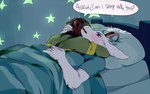 Rating: s
ID: 2934826
Date: 2021-09-19 13:37:08 -0400
Status: active
Score: 193
2_horns 5_fingers ambiguous_gender anthro asriel_dreemurr bed bedding blanket blush bodily_fluids boss_monster_(undertale) bovid bovine brother_(lore) brown_hair caprine clothed clothing cuddling danny-chama deltarune dialogue duo english_text fangs fingers floppy_ears flustered fur furniture glowing_stars goat hair hand_on_back hand_on_hair hand_on_head horn hug human inverted_question_mark kris_(deltarune) male male/ambiguous mammal on_bed open_mouth pillow question_mark sibling_(lore) sleeping sleeping_together speech_bubble star sweat teeth text under_covers undertale undertale_(series) wheeze white_body white_fur post #2934826