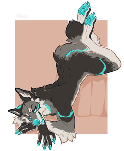 Rating: s
ID: 3602940
Date: 2022-10-02 23:37:00 -0400
Status: active
Score: 37
anthro black_body black_fur blue_body blue_claws blue_eyes blue_fur blue_pawpads blue_tongue border butt canid canine canis cheek_tuft claws domestic_dog facial_tuft fangs full-length_portrait fur glistening glistening_eyes glistening_pawpads grey_body grey_fur hi_res looking_aside male mammal narrowed_eyes neck_tuft nude open_mouth pawpads portrait seraphictiger signature simple_background solo tamaskan_dog teeth tongue tuft upside_down white_border post #3602940