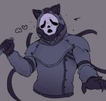 Rating: s
ID: 5583567
Date: 2025-05-19 11:22:29 -0400
Status: active
Score: 9
2024 5_fingers anthro black_body black_fur claws clothing dead_by_daylight domestic_cat felid feline felis finger_claws fingers fur furgonomic_headwear furgonomic_hood furgonomics ghostface_(scream) grey_background grey_clothing grey_hood heart_symbol hi_res holding_knife holding_object jav_(artist) knife male mammal mask scream_(films) simple_background solo wearing_mask white_mask post #5583567