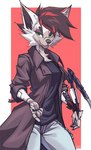 Rating: s
ID: 5601394
Date: 2025-05-27 01:34:54 -0400
Status: active
Score: 27
anthro bottomwear cd_projekt_red chain clothing cybernetics cyberpunk_2077 denim denim_bottomwear denim_clothing female fur hair hi_res jacket jeans leather leather_clothing leather_jacket leather_topwear machine mantis_blade pants potatokamaos red_hair shirt simple_background solo topwear vix_(rebel_vix) white_body white_fur wire post #5601394