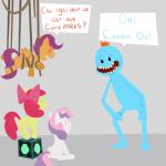 Rating: s
ID: 826620
Date: 2016-02-11 12:11:09 -0500
Status: active
Score: 12
1:1 adult_swim alien apple_bloom_(mlp) cartoon_network crossover cutie_mark_crusaders_(mlp) earth_pony elslowmo english_text equid equine feathered_wings feathers female feral friendship_is_magic group hair hasbro horn horse male mammal mr_meeseeks multicolored_hair my_little_pony mythological_creature mythological_equine mythology orange_body orange_feathers pegasus pony purple_hair red_hair rick_and_morty rope scootaloo_(mlp) simple_background sweetie_belle_(mlp) text two_tone_hair unicorn wings young post #826620