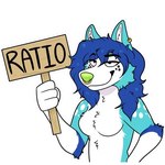 Rating: s
ID: 3667279
Date: 2022-11-02 22:36:46 -0400
Status: active
Score: 65
1:1 anthro blue_body blue_fur bluefolf_(fursona) breasts canid canine canis digital_media_(artwork) ear_piercing eyebrow_through_hair eyebrows facial_piercing featureless_chest female fox fur gjaravont green_nose grin hair holding_object humor hybrid lol_comments looking_at_viewer mammal meme nose_piercing nose_ring picket_sign piercing ratio_(meme) reaction_image ring_piercing septum_piercing sign simple_background smile solo sparklefur telegram_sticker text_on_sign trans_(lore) trans_woman_(lore) translucent translucent_hair white_background white_body white_fur wolf post #3667279
