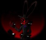 Rating: s
ID: 4470869
Date: 2023-12-13 19:50:28 -0500
Status: active
Score: 2
absurd_res alpha_channel anthro black_body black_fur bodily_fluids carrying_another claws clothed clothing darli_buni demon digital_media_(artwork) english_text feral fur glowing glowing_eyes gradient_background group hand_behind_back hare hat headgear headwear hi_res holding_animal jewelry lagomorph leporid looking_at_another mammal necklace no_neck on_shoulders red_eyes simple_background smile standing suit tears text the_whistler_(darli_buni) topwear white_eyes wide_brim_hat post #4470869