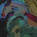 Rating: s
ID: 5358463
Date: 2025-02-07 22:36:52 -0500
Status: active
Score: 23
1:1 anonymous_artist antlers blue_eyes blue_fire blue_flesh blue_mane brown_eyes claw_(weapon) claws colored_fire complex_body_markings complex_markings complex_shading detailed_background dragon duo ears_up eyebrow_through_hair eyebrows eyeliner facial_piercing fantasy female feral fire furrowed_brow furrowed_eyebrows gills green_body green_eyes growling hair hi_res horn light lighting makeup male male/male mane markings melee_weapon membrane_(anatomy) mottled mythological_creature mythological_scalie mythology nose_piercing nose_ring orange_body peril_(wof) piercing raised_eyebrow red_body reptile ring_piercing scalie simple_background skywing_(wof) snarling spikes spikes_(anatomy) striped_body stripes translucent translucent_hair turtle_(wof) weapon whiskers wings wings_of_fire yellow_body yellow_eyes post #5358463