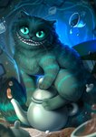 Rating: s
ID: 5648162
Date: 2025-06-17 07:30:23 -0400
Status: active
Score: 8
alice_in_wonderland ambiguous_gender black_nose bloominglynx blue_eyes blue_markings cheshire_cat cheshire_cat_(species) container cup domestic_cat felid feline felis feral fur glistening glistening_eyes grey_body grey_fur hi_res looking_at_viewer mammal markings open_mouth open_smile outside plant smile solo striped_markings striped_tail stripes sugar tail tail_markings teapot tree post #5648162