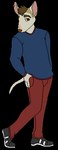 Rating: s
ID: 5458693
Date: 2025-03-26 21:47:29 -0400
Status: active
Score: 1
2017 aliasing alpha_channel anthro black_sneakers blue_clothing blue_sweater blue_topwear bottomwear brown_eyebrows brown_eyes brown_hair brown_nose bull_terrier canid canine canis clothed clothing digital_drawing_(artwork) digital_media_(artwork) domestic_dog ear_piercing ear_ring eyebrows flat_colors full-length_portrait fully_clothed hair hunting_dog looking_at_viewer male mammal microsoft_paint_(artwork) pants piercing pink_inner_ear plantigrade pockets portrait red_bottomwear red_clothing red_pants ring_piercing sebdoggo shaved_sides short_hair simple_background snout solo standing sweater tail terrier thumb_in_pocket topwear transparent_background white_body post #5458693