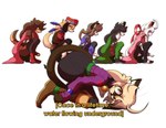 Rating: s
ID: 3800000
Date: 2023-01-08 14:57:22 -0500
Status: active
Score: 8
2022 accessory ahoge anthro bell bell_collar black_body black_fur black_hair blonde_hair bow_(feature) bow_accessory bow_ribbon brown_body brown_fur brown_hair canid canine clothing collar ear_piercing ear_ring english_text female fur green_eyes group hair hair_accessory hair_bow hair_ribbon hat head_against_ground headgear headwear hi_res inner_ear_fluff kneeling looking_at_viewer male mammal once_in_a_lifetime piercing pollyanna ribbons ring_piercing signature talking_heads text tuft white_body white_fur white_hair yellow_body yellow_fur post #3800000