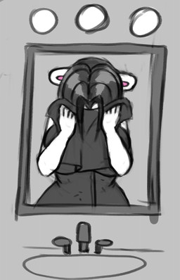 Rating: s
ID: 4662733
Date: 2024-03-17 01:15:06 -0400
Status: active
Score: 15
2024 5_fingers alternative_fashion anthro arm_tuft bathroom bathroom_sink bathroom_wall bear big_breasts black_hair breasts clothed clothing ears_back ears_down faucet female fingers fishnet_clothing fur giant_panda goth hair mammal mirror mirror_reflection partially_clothed partially_clothed_anthro pivoted_ears punk punk_hair red_eyes reflection shen_(zombieray10) short_hair sink solo suggestive_clothing suggestive_topwear topwear towel towel_on_head towel_wrap tuft white_body white_ears white_fur zombieray10 post #4662733