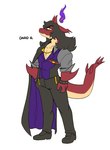Rating: s
ID: 5423012
Date: 2025-03-09 18:59:48 -0400
Status: active
Score: 2
2025 4_fingers anaugi anthro black_hair bottomwear bracelet clothed clothing coat_cape david_(anaugi) dragon fingers fire footwear hair hand_in_pocket hi_res jewelry long_hair male mythological_creature mythological_scalie mythology necklace pants pockets red_body red_scales scales scalie shoes simple_background solo spines studded_bracelet studded_jewelry studs tail topwear vest white_background yellow_eyes post #5423012
