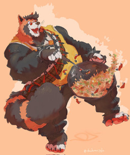 Rating: s
ID: 5670910
Date: 2025-06-27 11:54:53 -0400
Status: active
Score: 8
2025 ailurid alternate_species anthro asian_clothing black_body black_fur chinese_clothing chuchowriggle clothing cooking east_asian_clothing eyewear food fried_rice fur glasses hi_res male mammal mihoyo orange_background orange_body orange_fur overweight overweight_male pan_yin_hu red_panda rice ring shirt simple_background solo topwear white_body white_fur yellow_clothing yellow_shirt yellow_topwear zenless_zone_zero post #5670910