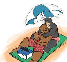 2017 anthro beach bear beard black_fur brown_fur clothing duo facial_hair fur hashburrowns hug hugging_from_behind lazycookieburr looking_back male mammal one_eye_closed open_mouth outside seaside shorts simple_background sitting slightly_chubby smile swimming_trunks swimsuit tan_fur teeth towel umbrella video_games white_background wink
Rating: Safe
Score: 0
User: mapachito
Date: October 22, 2017 2017 anthro beach bear beard black_fur brown_fur clothing duo facial_hair fur hashburrowns hug hugging_from_behind lazycookieburr looking_back male mammal one_eye_closed open_mouth outside seaside shorts simple_background sitting slightly_chubby smile swimming_trunks swimsuit tan_fur teeth towel umbrella video_games white_background wink
Rating: Safe
Score: 0
User: mapachito
Date: October 22, 2017