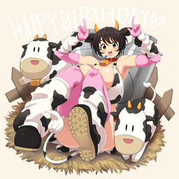 Rating: s
ID: 910859
Date: 2016-06-04 15:56:21 -0400
Status: active
Score: 16
1:1 animal_humanoid armwear big_breasts blush bovid bovid_humanoid bovine bovine_humanoid breasts brown_eyes brown_hair cattle_humanoid chibi cleavage clothed clothing collar cowbell cygames elbow_gloves female feral gloves group hair handwear hi_res horn huge_breasts humanoid idolmaster idolmaster_cinderella_girls legwear mammal mammal_humanoid nash_(artist) oikawa_shizuku open_mouth pose skimpy thigh_highs trio post #910859