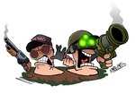 Rating: s
ID: 5576170
Date: 2025-05-16 08:50:40 -0400
Status: active
Score: 4
2024 4_fingers ambiguous_gender angry armor baseball_cap black_clothing black_gloves black_handwear black_hat black_headwear clenched_teeth clothing combat_helmet digital_drawing_(artwork) digital_media_(artwork) duo emogi eyewear feral fingers fist floating_hands glasses gloves goggles gun handwear hat headgear headwear helmet hi_res holding_object holding_ranged_weapon holding_weapon limbless multiple_weapons night_vision_goggles not_furry open_mouth ranged_weapon rocket_launcher shotgun simple_background smoke sunglasses teeth tongue toony weapon white_background worm worm_(worms) worms_(series) post #5576170
