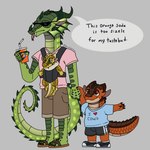 Rating: s
ID: 5597089
Date: 2025-05-25 10:09:22 -0400
Status: active
Score: 9
1:1 2020 adopted_(lore) anthro baby baby_carrier beverage chameleon_(wof) clay_(wof) clothed clothing dialogue digital_media_(artwork) dragon english_text eyewear fangs father_(lore) female footwear glasses group hand_holding happy herakidpatrol hi_res hybrid male mudwing_(wof) mythological_creature mythological_scalie mythology nightwing_(wof) parent_(lore) rainwing_(wof) sandals sandwing_(wof) scalie shoes signature simple_background skywing_(wof) sunny_(wof) tail teeth text text_on_clothing tongue tongue_out trio wings_of_fire young post #5597089