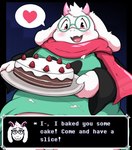 Rating: s
ID: 5634879
Date: 2025-06-11 09:15:28 -0400
Status: active
Score: 2
2025 anthro belly big_belly blush bovid cake caprine deltarune dessert dialogue english_text eyewear food glasses goat heart_symbol hi_res kemono kusosensei male mammal open_mouth overweight overweight_male ralsei scarf solo text undertale_(series) post #5634879