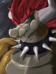 Rating: s
ID: 2363881
Date: 2020-08-09 13:32:12 -0400
Status: active
Score: 11
3:4 anthro collar giga_bowser hair hi_res horn looking_away male mario_bros nintendo red_eyes red_hair scalie sharp_teeth simple_background solo spicyocean spiked_collar spikes super_smash_bros. teeth post #2363881