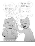 Rating: s
ID: 4026315
Date: 2023-05-01 14:57:19 -0400
Status: active
Score: 39
2023 anthro canid canine canis claws cute_fangs dialogue dithering domestic_cat domestic_dog duo emanata english_text eyebrows fangs felid feline felis finger_claws floppy_ears greyscale hi_res impact_lines kogito laboratory_equipment laboratory_glassware male mammal monochrome open_mouth scientific_instrument simple_background slap speech_bubble talking_ben talking_tom talking_tom_and_friends teeth test_tube text thick_eyebrows tongue tremble_spikes whiskers white_background post #4026315