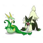 Rating: s
ID: 5299405
Date: 2025-01-10 18:07:13 -0500
Status: active
Score: 202
1:1 ambiguous_gender animated anthro biped blush bodily_fluids cats_vs._cucumbers claws cute_fangs digital_media_(artwork) duo fangs feral fur generation_5_pokemon generation_9_pokemon green_body green_fur green_tail leaf leaf_tail meme meowscarada multicolored_body nintendo open_mouth pink_body pokemon pokemon_(species) question_mark red_eyes serpentine serperior short_playtime short_tail sweat tail teeth tontaro white_body yellow_body post #5299405