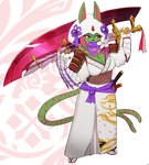 Rating: s
ID: 5571294
Date: 2025-05-14 09:03:20 -0400
Status: active
Score: 24
2025 4_fingers absurd_res anthro bottomwear buta99 clothed clothed_anthro clothed_female clothing digital_media_(artwork) eeveelution espeon female fingers forked_tail front_view fully_clothed fully_clothed_anthro fully_clothed_female fur generation_2_pokemon green_body green_fur green_tail hi_res holding_melee_weapon holding_object holding_sword holding_weapon mammal markings melee_weapon nintendo pokemon pokemon_(species) purple_sclera solo standing striped_markings striped_tail stripes sword tail tail_markings topwear unusual_anatomy unusual_tail vee_(beagle) weapon white_eyes post #5571294