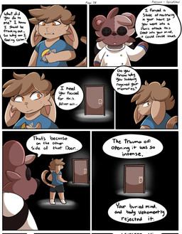 Rating: s
ID: 5766106
Date: 2025-08-08 23:23:17 -0400
Status: pending
Score: 16
alex_(spicykiwi) animate_inanimate anthro bazz_(spicykiwi) brown_body brown_fur brown_hair button_(fastener) button_eyes clothing comic dialogue door duo felid fur hair hand_on_chest hi_res hybrid living_plushie looking_back male male/male mammal orange_eyes plushie scared shirt spicykiwi story tail text topwear young post #5766106