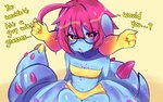 Rating: s
ID: 4067588
Date: 2023-05-22 22:02:02 -0400
Status: active
Score: 40
2023 absurd_res animal_humanoid arthropod big_tail blue_body blue_skin breasts clothed clothing cteno ctenophorae digital_media_(artwork) english_text eyewear female flat_chested furbait_(artist) glasses hair hi_res humanoid insect looking_at_viewer mammal monster monster_girl_(genre) multi_arm multi_limb open_mouth pink_eyes pink_hair simple_background small_breasts solo tail text thick_tail topwear yellow_sclera post #4067588